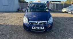 Vauxhall Zafira 1.5L Petrol Manual – Blue 2014